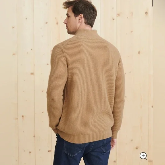 Jenni Kayne half zip Wool and Cashmere blend sweater Size L - Picture 4 of 12